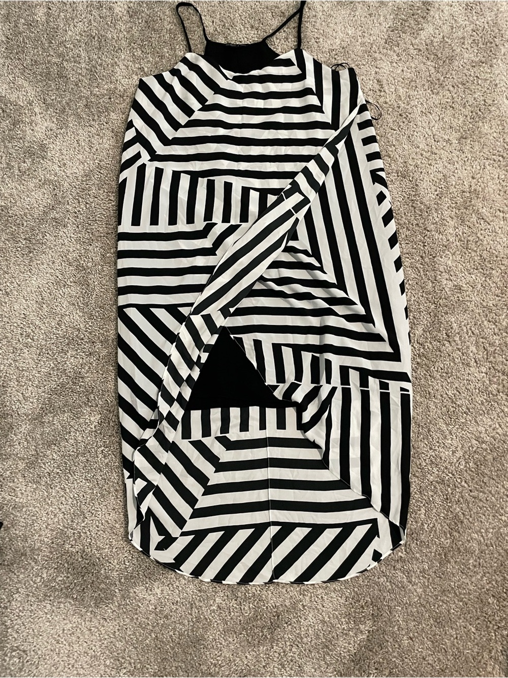 Black and White Striped Women’s dress